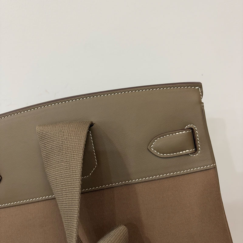 エルメス リュック メンズ HERMES ケリー アッカド HAC A DOS エトゥープ トワル/スイフト シルバー金具 2524353 - 画像 (7)