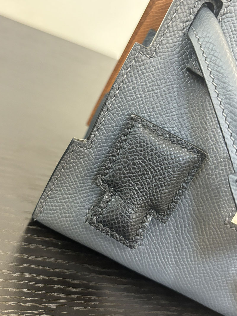 エルメス ケリードール 定価 HERMES ケリードールピクト グリミスティ/ブラック/ヴェールフィズ/アルザン エプソン シルバー金具 2524387 - 画像 (4)