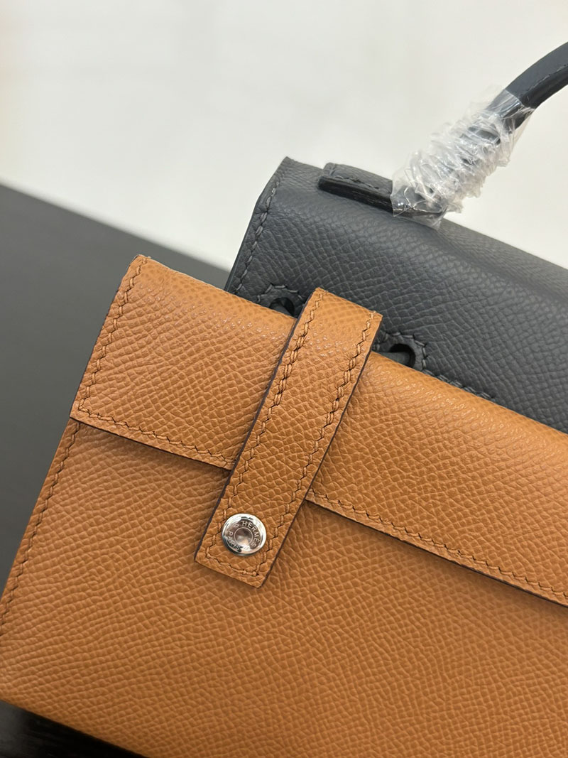 エルメス ケリードール 定価 HERMES ケリードールピクト グリミスティ/ブラック/ヴェールフィズ/アルザン エプソン シルバー金具 2524387 - 画像 (3)