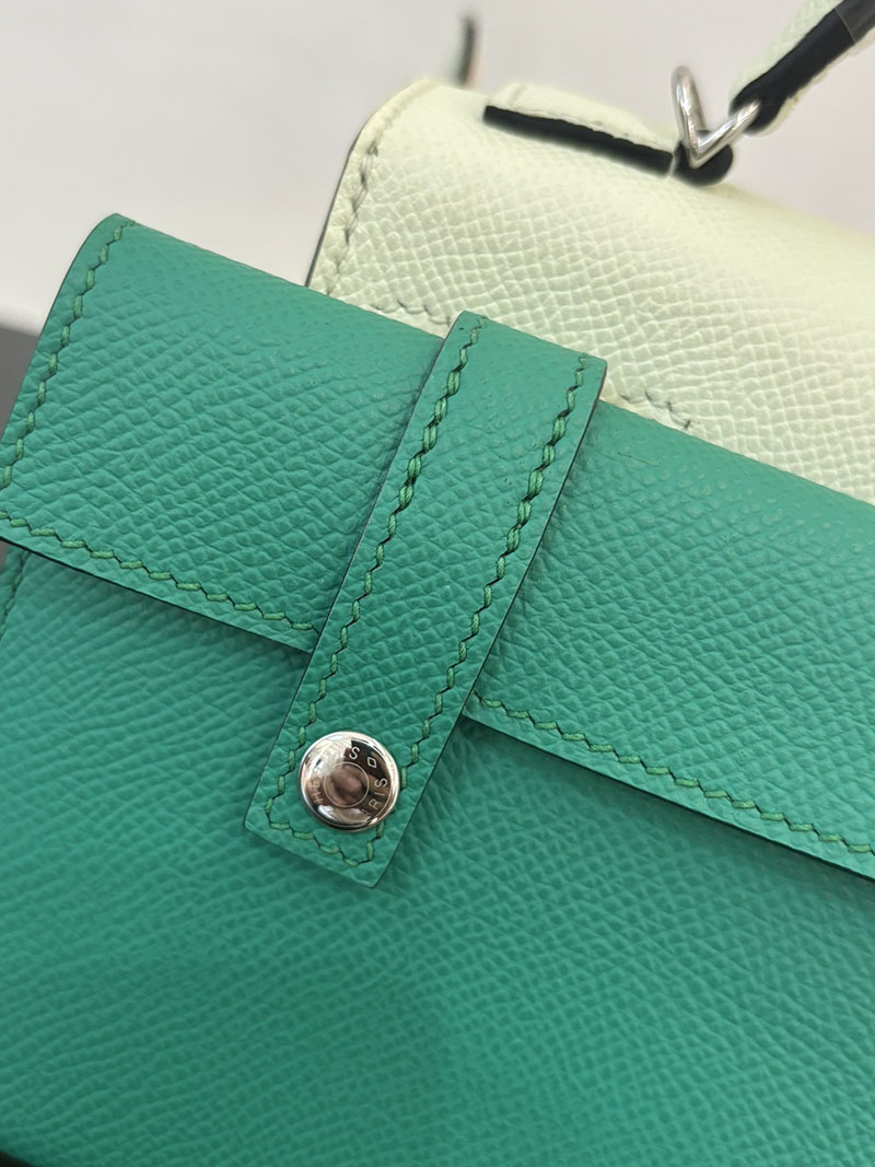 エルメス ケリードール 定価 HERMES ケリードールピクト ヴェールフィズ×ヴェールエイド×ナタ×ローズテキサス エプソン シルバー金具 2524390 - 画像 (2)