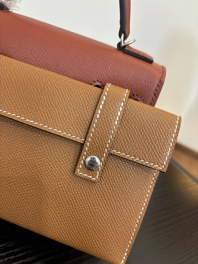エルメス ケリードール 定価 HERMES ケリードールピクト ルージュアッシュ/ブラック/ホワイト/クレ/ゴールド エプソン シルバー金具 2524394 - 画像 (5)