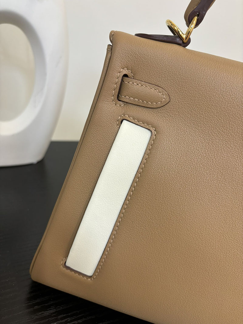 エルメス ケリー25 定価 HERMES ケリー25 カラーマティック 内縫い チャイ/ブルーブリュム/ライム ヴォー・スイフト ゴールド金具 2524462 - 画像 (2)