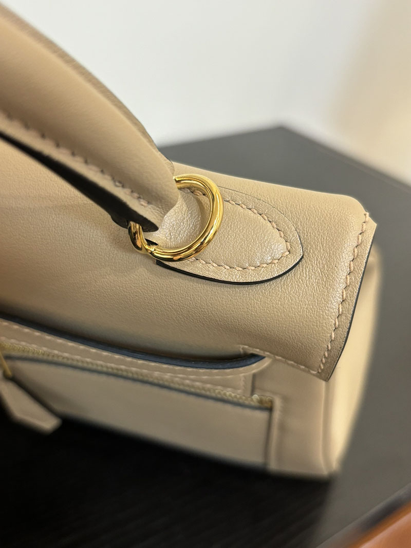 エルメス ケリー カラーマティック 定価 HERMES ケリー25 カラーマティック 内縫い トレンチ ヴォー・スイフト ゴールド金具 2524468 - 画像 (3)