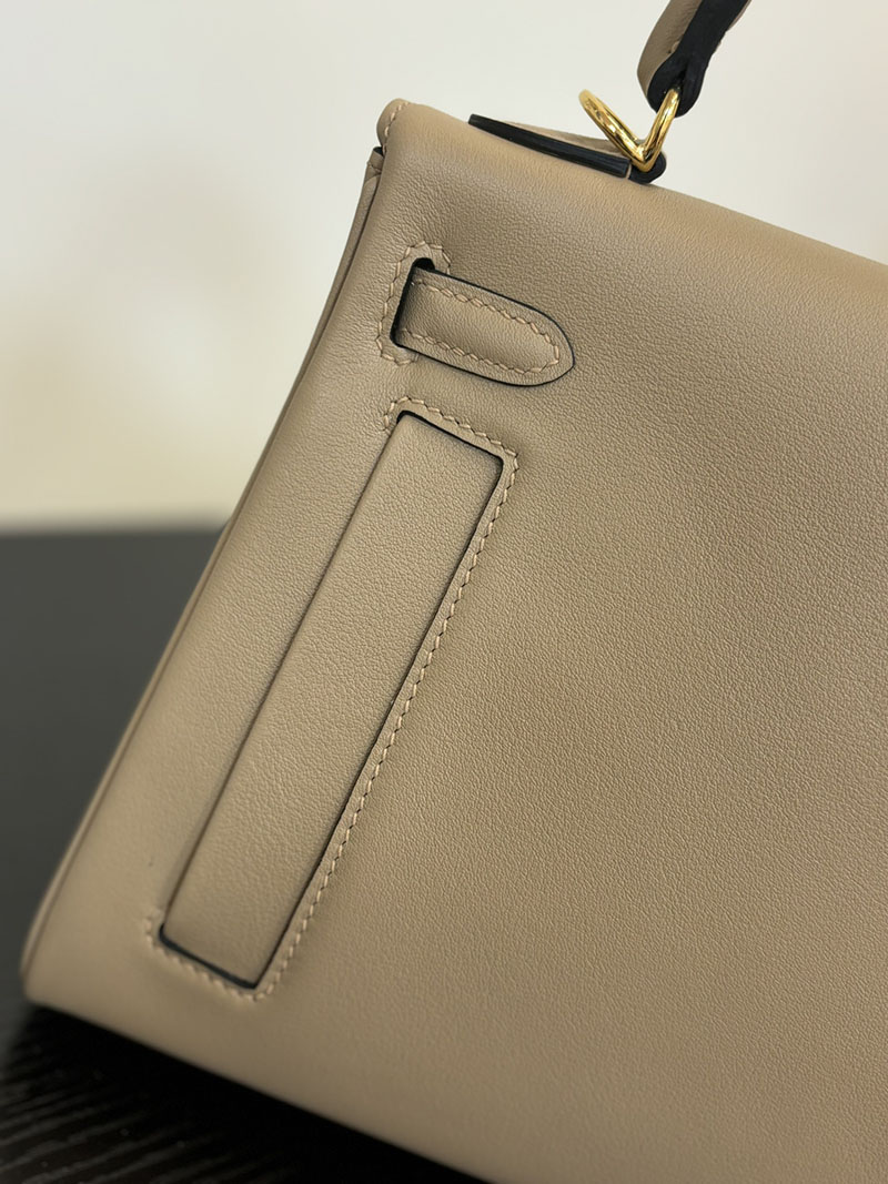 エルメス ケリー カラーマティック 定価 HERMES ケリー25 カラーマティック 内縫い トレンチ ヴォー・スイフト ゴールド金具 2524468 - 画像 (2)