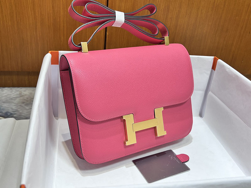 エルメススーパーコピー コンスタンス24 定価 HERMES コンスタンス1 24MM ローズアザレ ヴォーエプソン ゴールド金具 2524472 - 画像 (9)