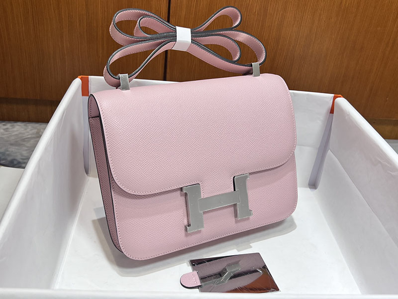 エルメススーパーコピー コンスタンス24 定価 HERMES コンスタンス1 24MM ローズサクラ ヴォーエプソン シルバー金具 2524474 - 画像 (9)