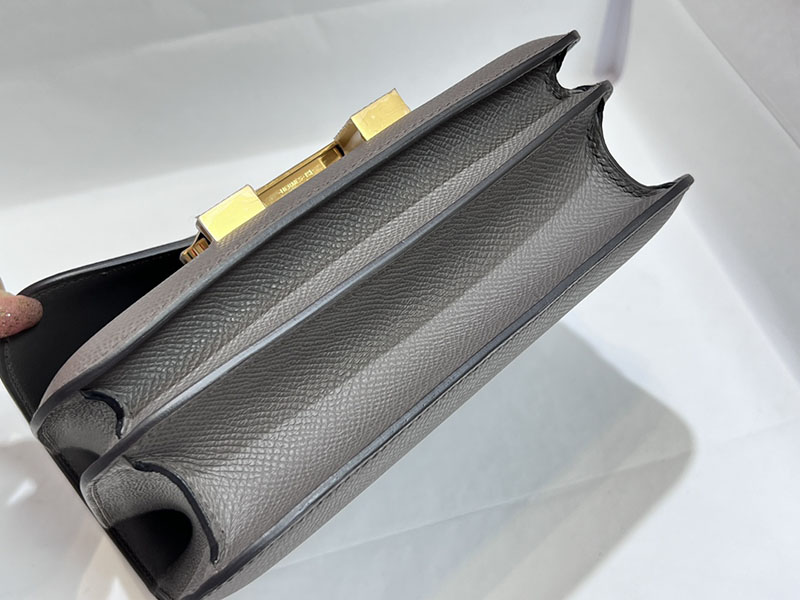 エルメススーパーコピー コンスタンス ミニ 定価 HERMES コンスタンス1 ミニ グリメイヤー ヴォーエプソン ゴールド金具 2524487 - 画像 (5)