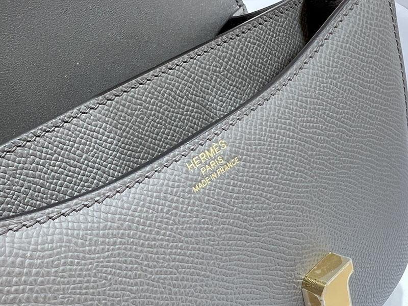 エルメススーパーコピー コンスタンス ミニ 定価 HERMES コンスタンス1 ミニ グリメイヤー ヴォーエプソン ゴールド金具 2524487 - 画像 (4)