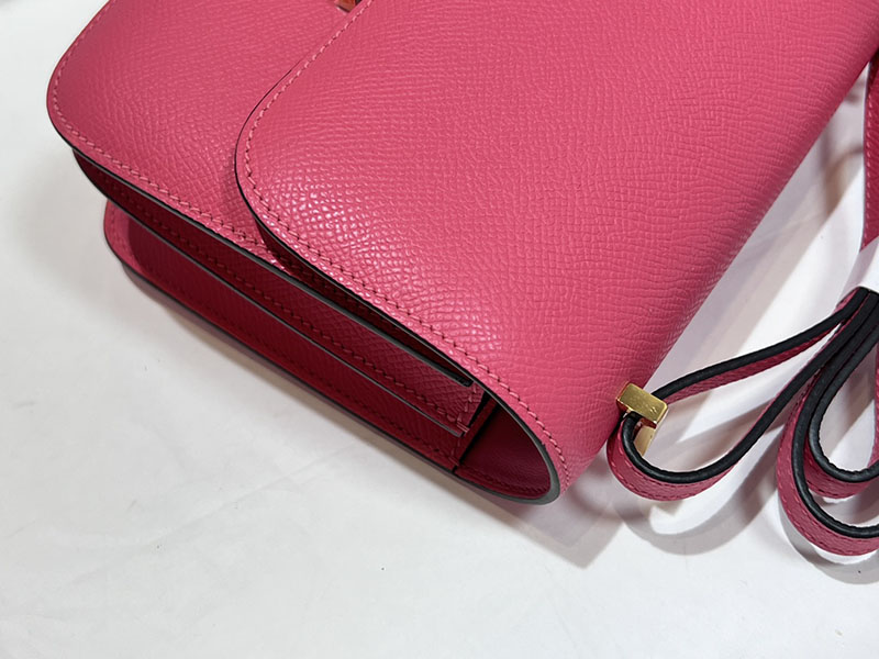 エルメススーパーコピー コンスタンス ミニ 定価 HERMES コンスタンス1 ミニ ローズアザレ ヴォーエプソン ゴールド金具 2524489 - 画像 (7)