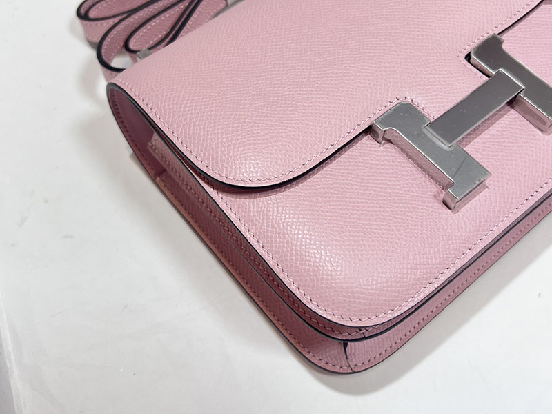 エルメススーパーコピー コンスタンス ミニ 定価 HERMES コンスタンス1 ミニ ローズサクラ ヴォーエプソン シルバー金具 2524491 - 画像 (7)