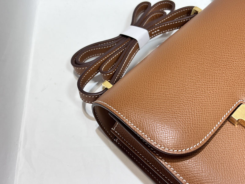 エルメススーパーコピー コンスタンス ミニ 定価 HERMES コンスタンス1 ミニ ゴールド ヴォーエプソン ゴールド金具 2524494 - 画像 (7)