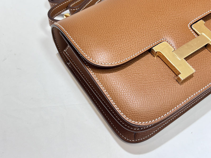 エルメススーパーコピー コンスタンス ミニ 定価 HERMES コンスタンス1 ミニ ゴールド ヴォーエプソン ゴールド金具 2524494 - 画像 (6)