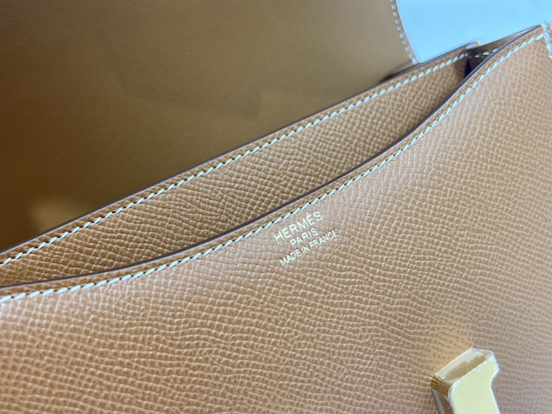 エルメススーパーコピー コンスタンス ミニ 定価 HERMES コンスタンス1 ミニ ゴールド ヴォーエプソン ゴールド金具 2524494 - 画像 (3)