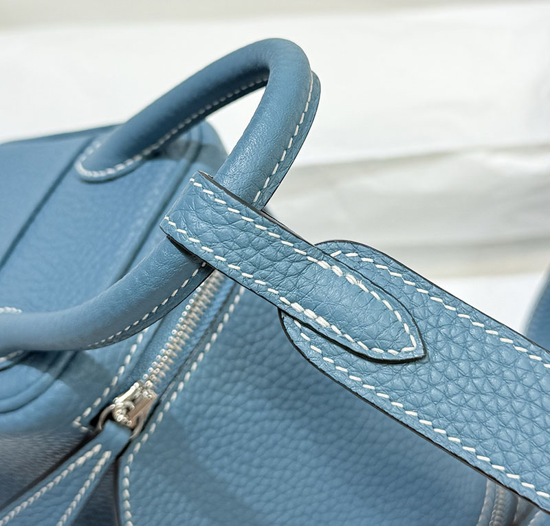 エルメス バッグ ショルダー リンディミニ 定価 HERMES ミニリンディ ニューブルージーン トリヨンクレマンス シルバー金具 2524525 - 画像 (5)