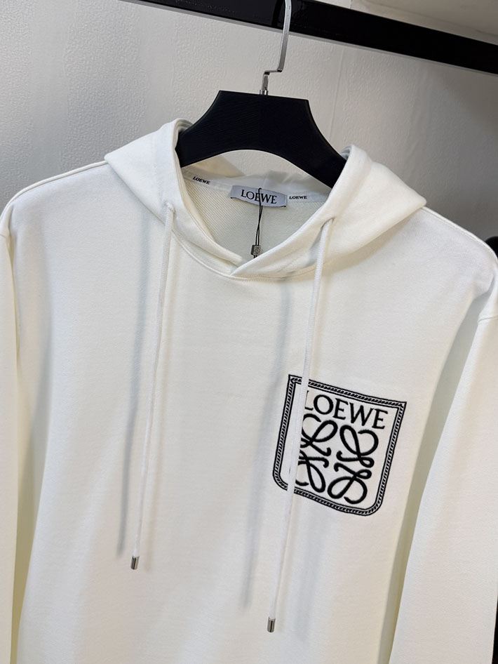 LOEWE ロエベ ANAGRAM HOODIE アナグラム フーディー ブラック 2524552 ロエベ パーカー アウトレット - 画像 (10)