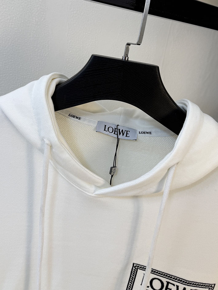 LOEWE ロエベ ANAGRAM HOODIE アナグラム フーディー ブラック 2524552 ロエベ パーカー アウトレット - 画像 (9)