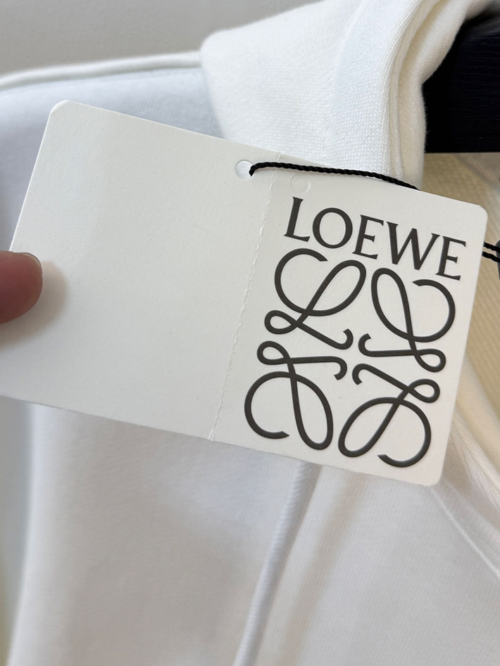 LOEWE ロエベ ANAGRAM HOODIE アナグラム フーディー ブラック 2524552 ロエベ パーカー アウトレット - 画像 (8)