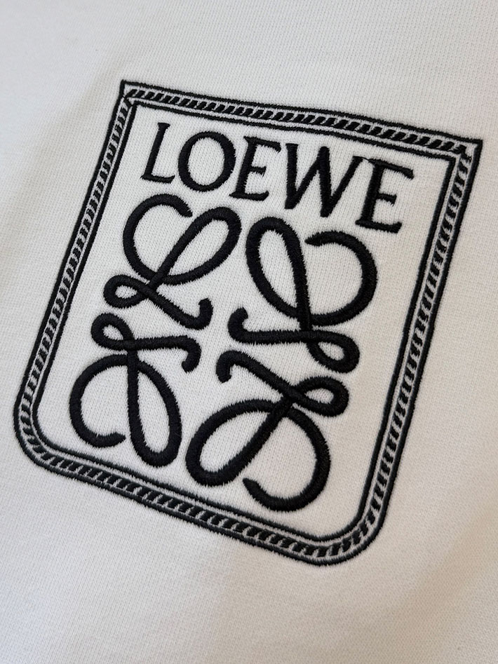 LOEWE ロエベ ANAGRAM HOODIE アナグラム フーディー ブラック 2524552 ロエベ パーカー アウトレット - 画像 (6)