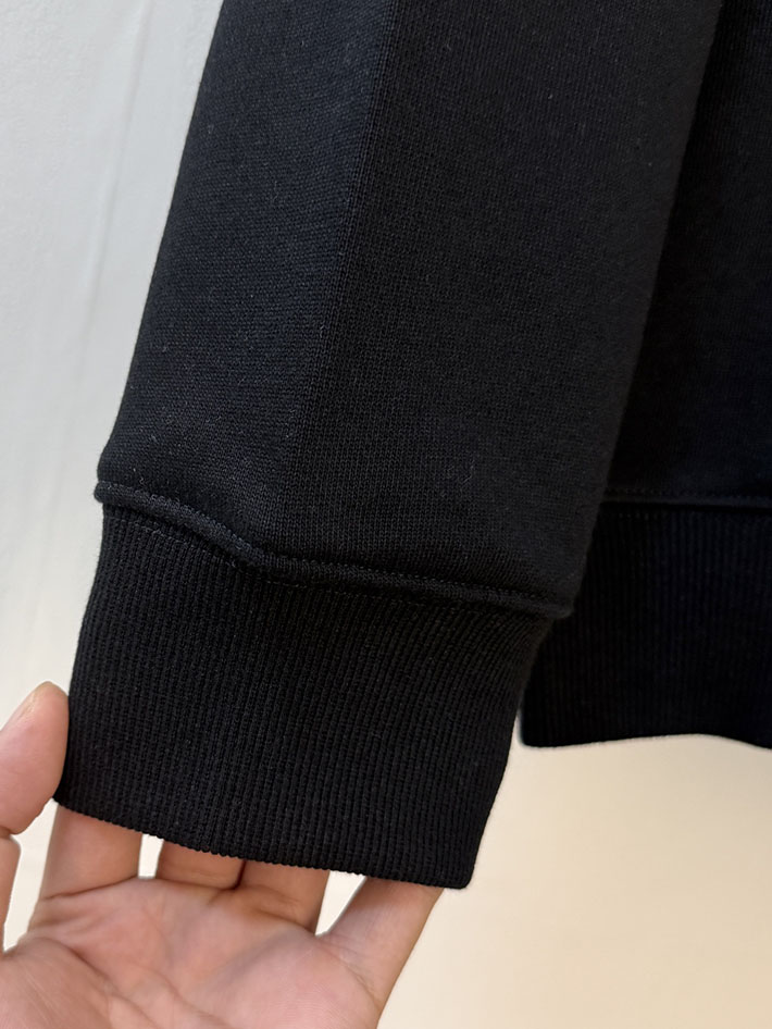 GUCCI グッチ コットンジャージー プリント フーデッド スウェットシャツ ブラック 2524553 グッチ パーカー アウトレット - 画像 (5)