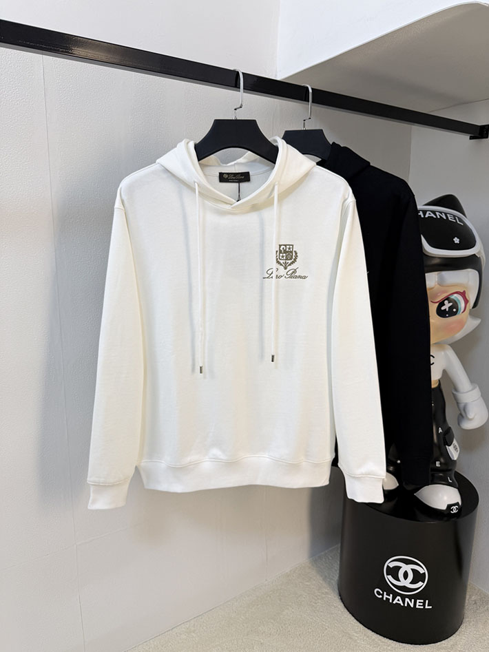 Loro Piana ロロ・ピアーナ フーディー フラグメント パーカー ホワイト 2524556 ロロピアーナ アウトレット - 画像 (2)