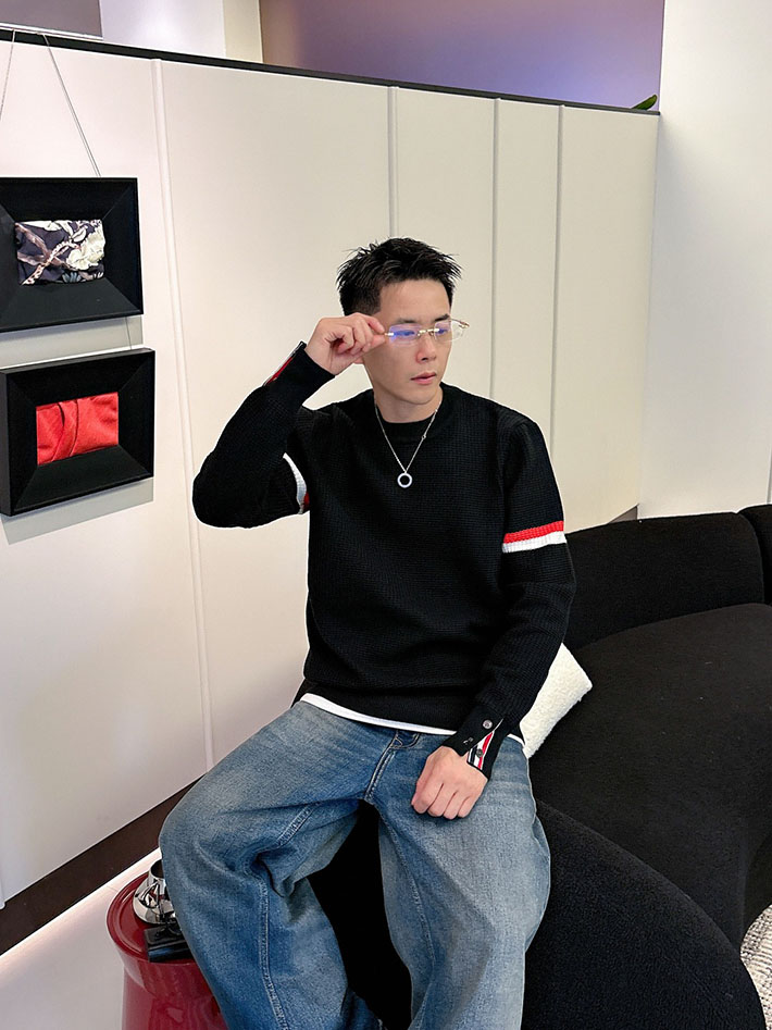 最高級トムブラウンスーパーコピー トムブラウンセーターコピー セーター ブラック 2524593 トムブラウン セーター メンズ - 画像 (7)