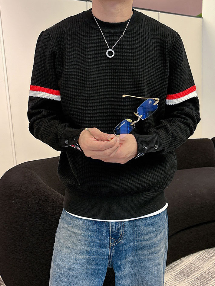 最高級トムブラウンスーパーコピー トムブラウンセーターコピー セーター ブラック 2524593 トムブラウン セーター メンズ - 画像 (2)