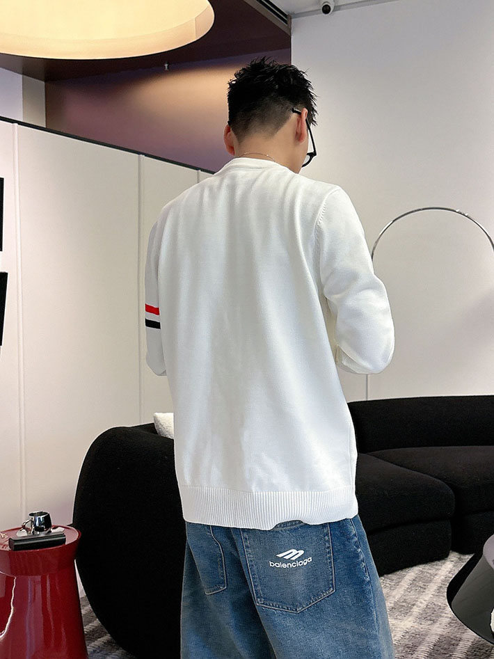 最高級トムブラウンスーパーコピー トムブラウンセーターコピー セーター ホワイト 2524598 メンズセーター おしゃれ ブランド - 画像 (9)