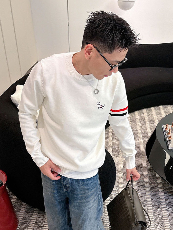 最高級トムブラウンスーパーコピー トムブラウンセーターコピー セーター ホワイト 2524598 メンズセーター おしゃれ ブランド - 画像 (6)