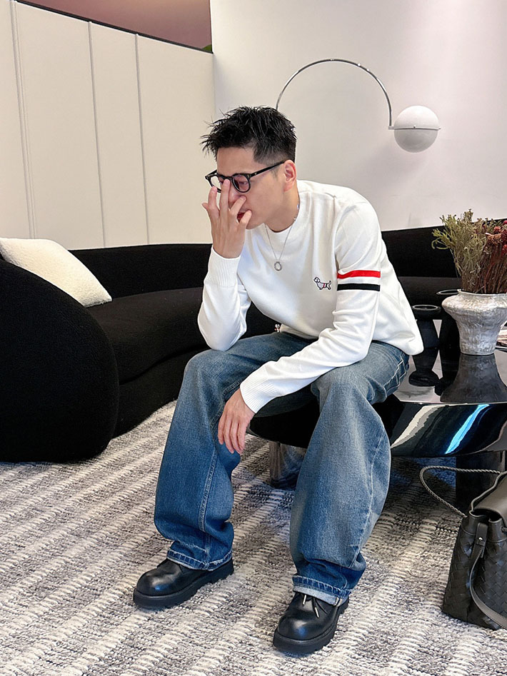 最高級トムブラウンスーパーコピー トムブラウンセーターコピー セーター ホワイト 2524598 メンズセーター おしゃれ ブランド - 画像 (3)