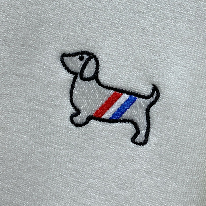 最高級トムブラウンスーパーコピー Thom Browne ウール セーター インターシャニット ホワイト 2524710 トムブラウン ニット - 画像 (6)