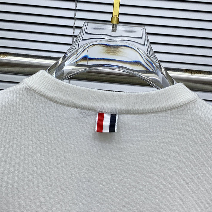 最高級トムブラウンスーパーコピー Thom Browne ウール セーター インターシャニット ホワイト 2524710 トムブラウン ニット - 画像 (3)