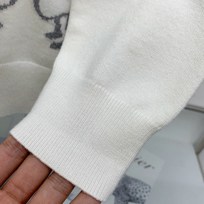 最高級トムブラウンスーパーコピー Thom Browne ウール セーター インターシャニット ホワイト 2524710 トムブラウン ニット - 画像 (2)