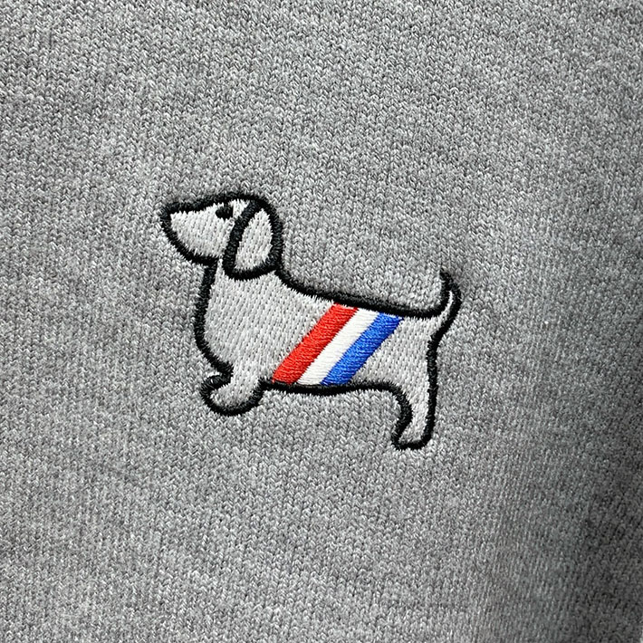 最高級トムブラウンスーパーコピー Thom Browne ウール セーター インターシャニット グレー 2524711 トムブラウン ニット - 画像 (6)