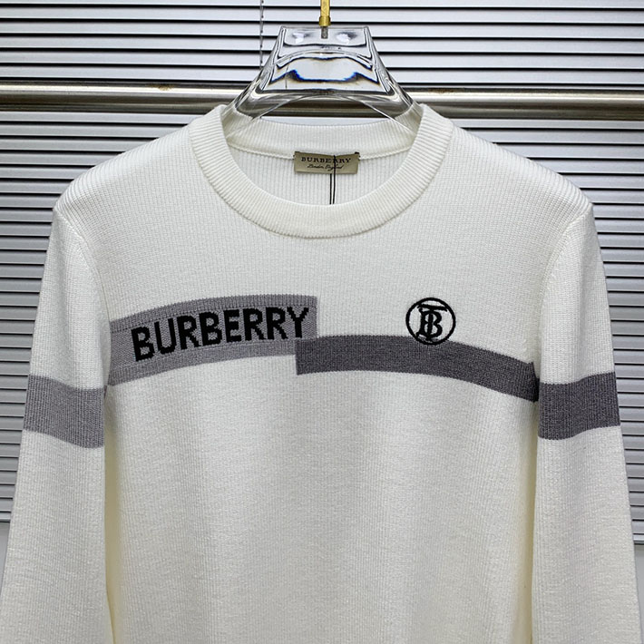最高級バーバリースーパーコピー BURBERRY メンズ セーター ニット ブランド ロゴ入り ホワイト 2524712 バーバリー ニット - 画像 (9)