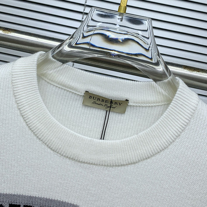最高級バーバリースーパーコピー BURBERRY メンズ セーター ニット ブランド ロゴ入り ホワイト 2524712 バーバリー ニット - 画像 (7)