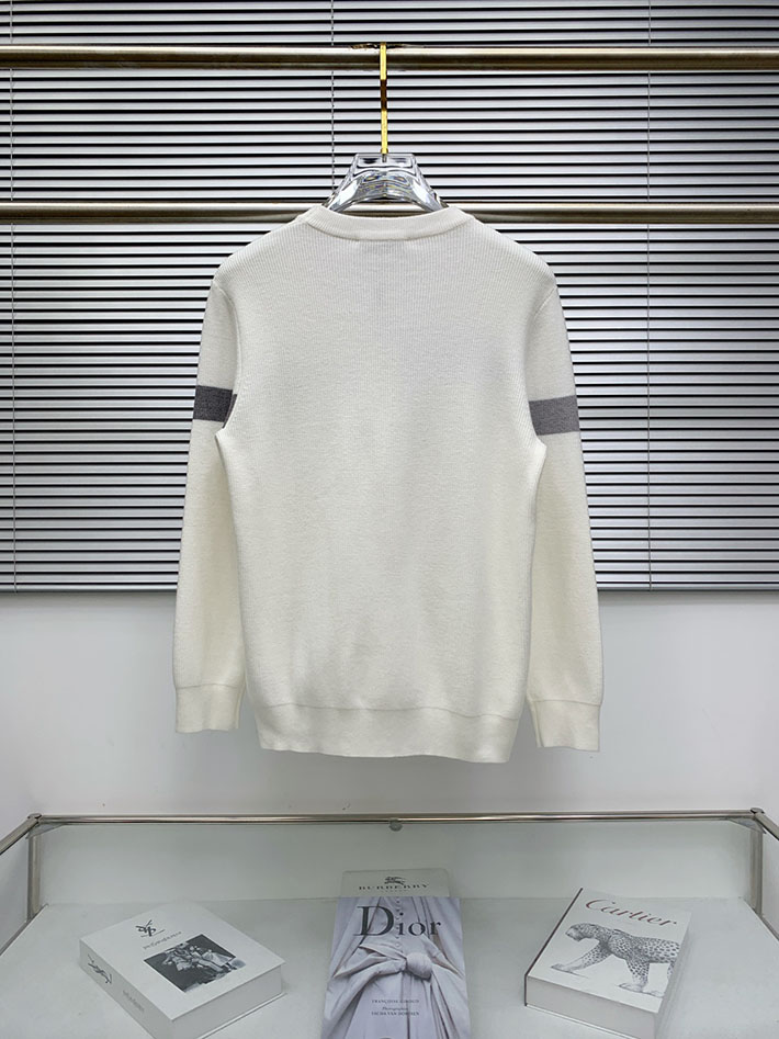 最高級バーバリースーパーコピー BURBERRY メンズ セーター ニット ブランド ロゴ入り ホワイト 2524712 バーバリー ニット - 画像 (3)