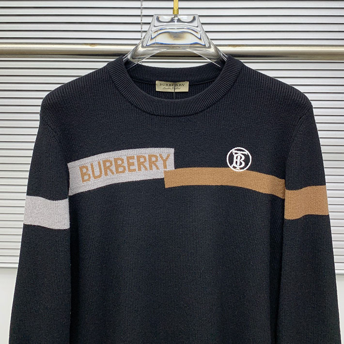 最高級バーバリースーパーコピー BURBERRY メンズ セーター ニット ブランド ロゴ入り ブラック 2524713 バーバリー ニット - 画像 (9)