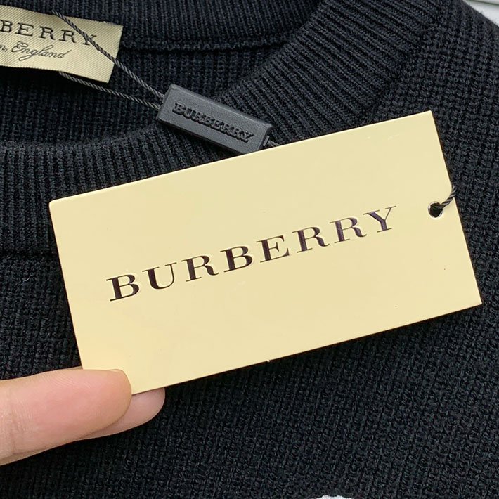 最高級バーバリースーパーコピー BURBERRY メンズ セーター ニット ブランド ロゴ入り ブラック 2524713 バーバリー ニット - 画像 (8)