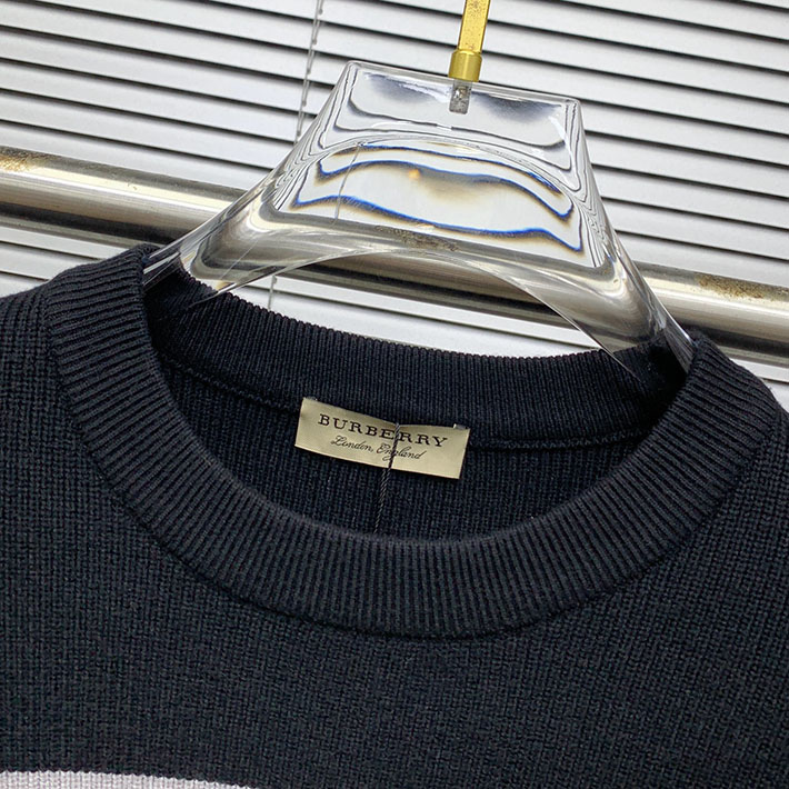 最高級バーバリースーパーコピー BURBERRY メンズ セーター ニット ブランド ロゴ入り ブラック 2524713 バーバリー ニット - 画像 (7)