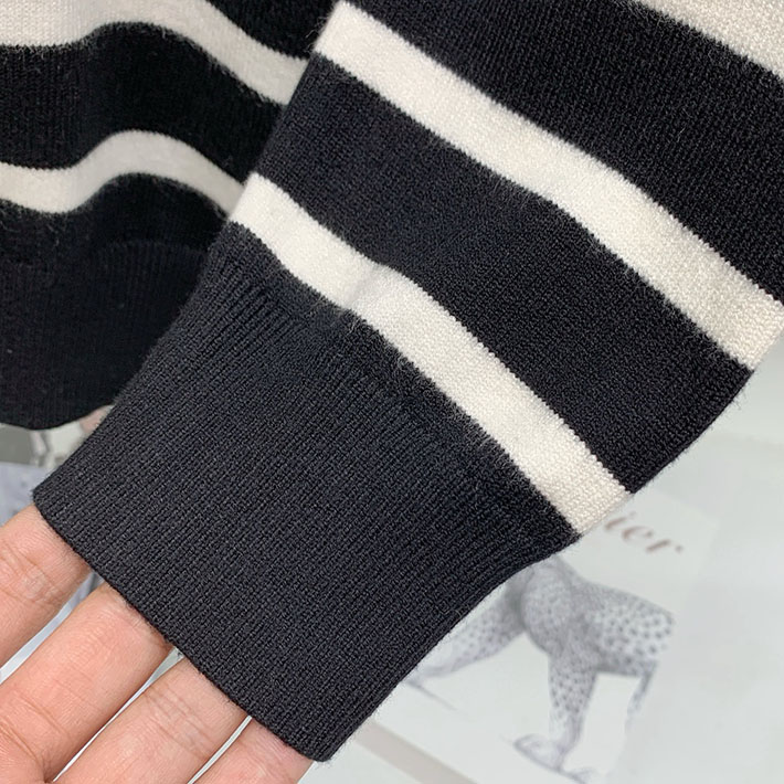 最高級ディオールスーパーコピー Dioriviera セーター コットンニット ブラック 2524725 ディオール ニット - 画像 (3)