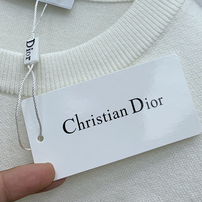 最高級ディオールスーパーコピー Dior セーター オブリーク ニット ウール メンズ ホワイト 2524730 ビジネス ニット おしゃれ - 画像 (8)