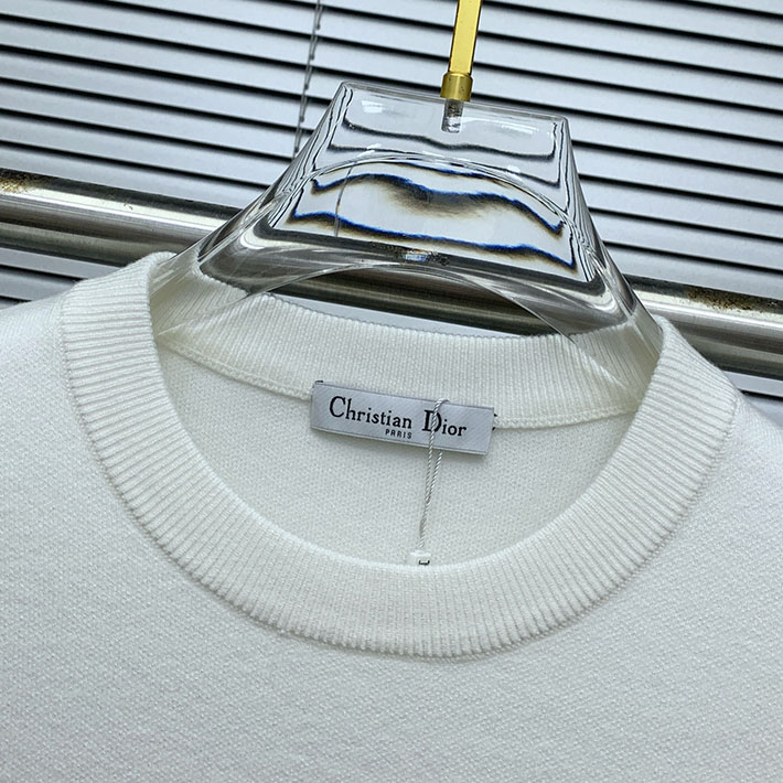 最高級ディオールスーパーコピー Dior セーター オブリーク ニット ウール メンズ ホワイト 2524730 ビジネス ニット おしゃれ - 画像 (7)