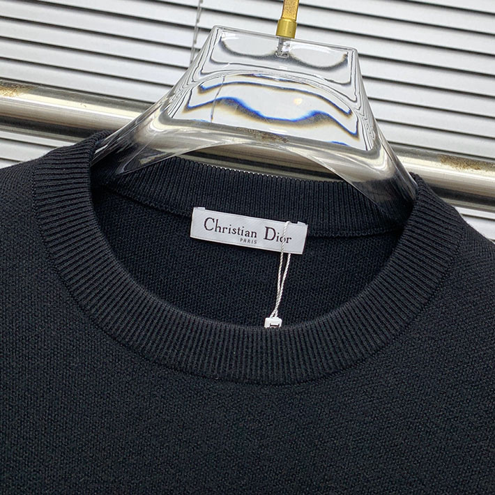 最高級ディオールスーパーコピー Dior セーター オブリーク ニット ウール メンズ ブラック 2524731 ビジネス ニット おしゃれ - 画像 (6)