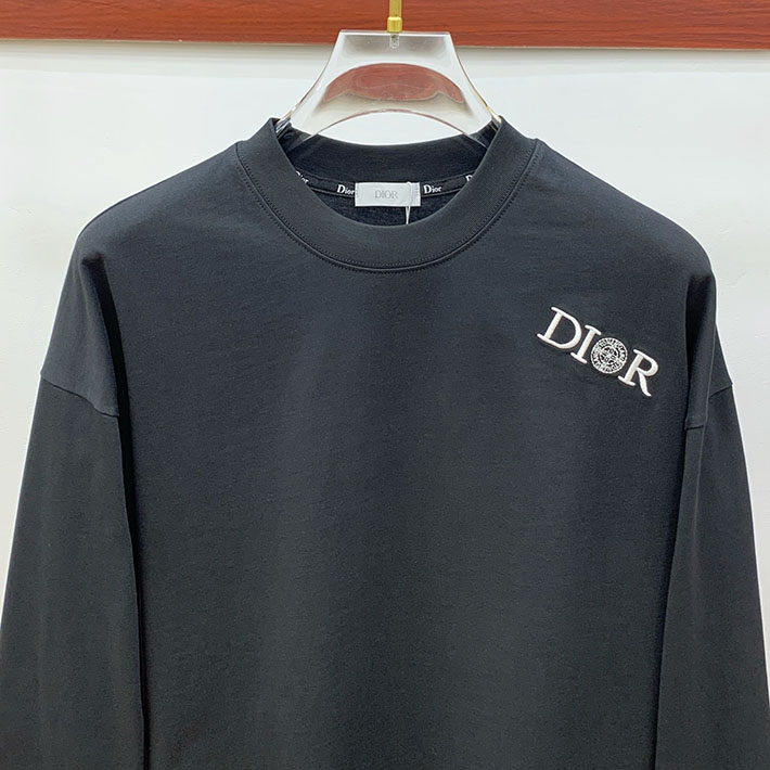 最高級ディオールスーパーコピー Christian Dior Paris ロング Tシャツ ブラック 2524740 ディオール tシャツ メンズ - 画像 (10)