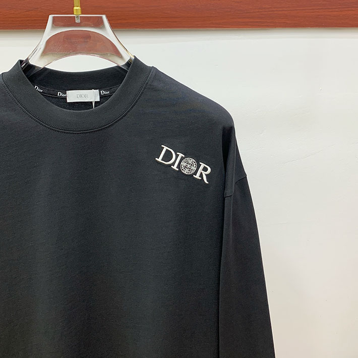 最高級ディオールスーパーコピー Christian Dior Paris ロング Tシャツ ブラック 2524740 ディオール tシャツ メンズ - 画像 (9)