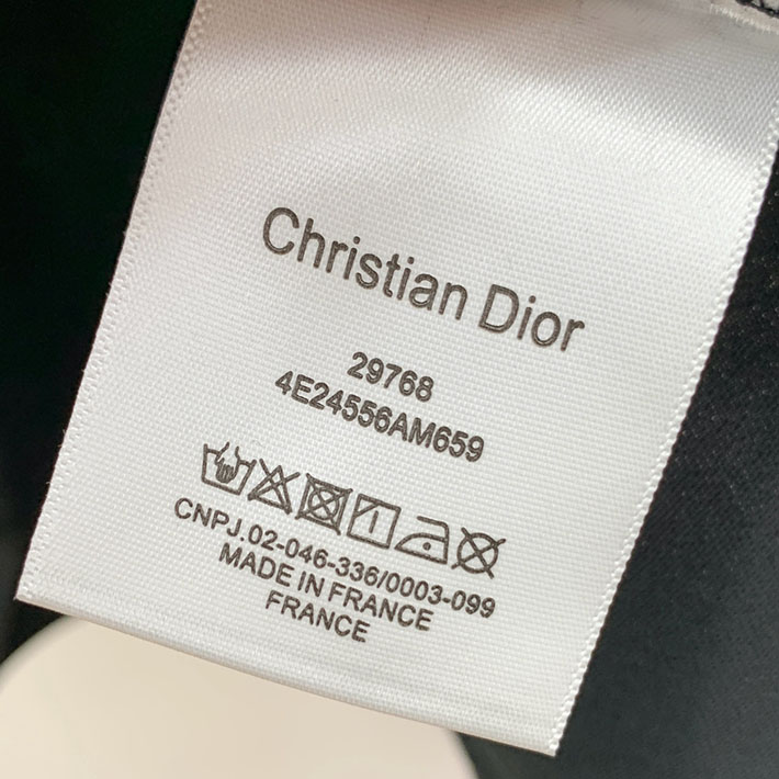最高級ディオールスーパーコピー Christian Dior Paris ロング Tシャツ ブラック 2524740 ディオール tシャツ メンズ - 画像 (4)
