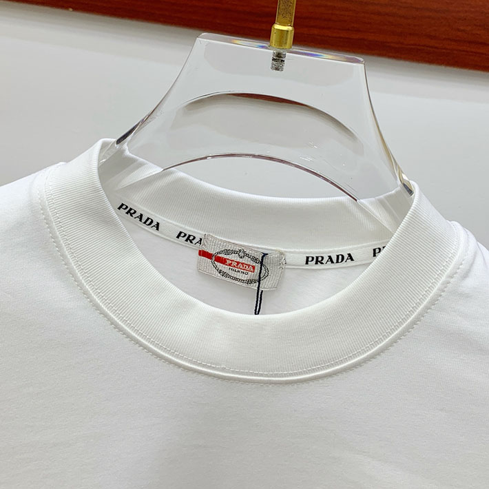 最高級プラダスーパーコピー PRADA トライアングルロゴ 長袖シャツ トップス ロンシャン ホワイト 2524744 プラダ Tシャツ アウトレット - 画像 (7)