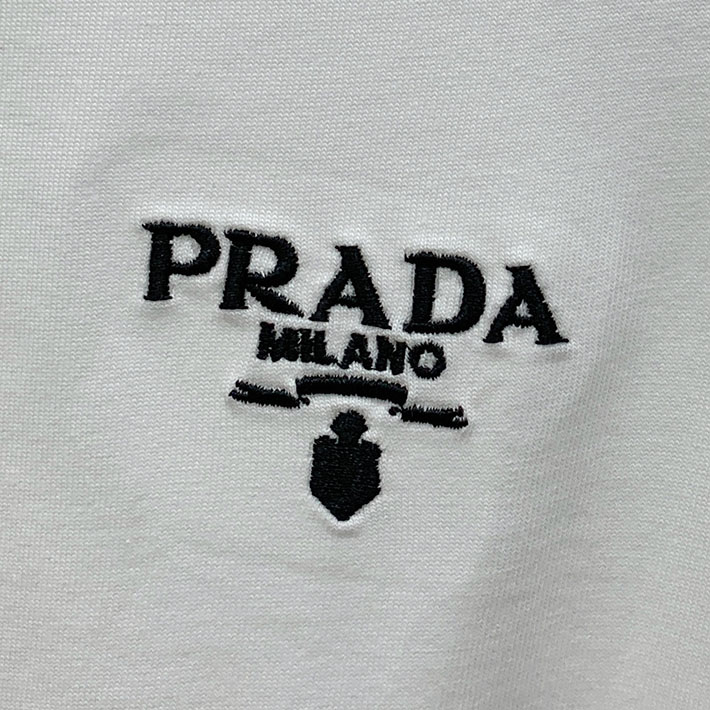 最高級プラダスーパーコピー PRADA トライアングルロゴ 長袖シャツ トップス ロンシャン ホワイト 2524744 プラダ Tシャツ アウトレット - 画像 (6)