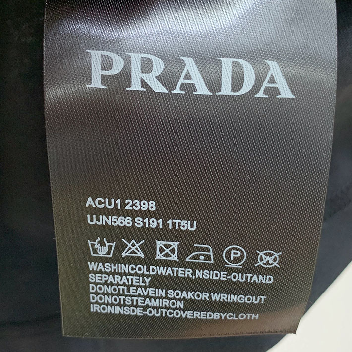 最高級プラダスーパーコピー PRADA トライアングルロゴ 長袖シャツ トップス ロンシャン ブラック 2524745 プラダ Tシャツ アウトレット - 画像 (2)