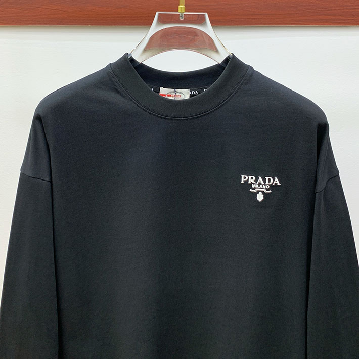 最高級プラダスーパーコピー PRADA トライアングルロゴ 長袖シャツ トップス ロンシャン ブラック 2524745 プラダ Tシャツ アウトレット - 画像 (10)